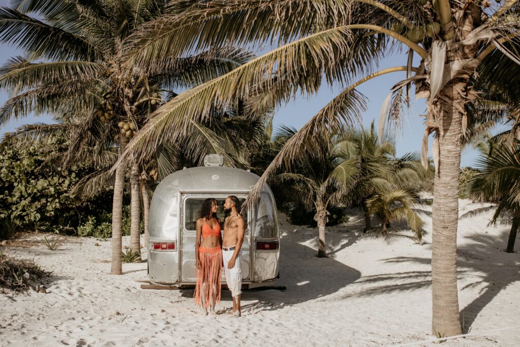 prewedding session in tulum, mexico